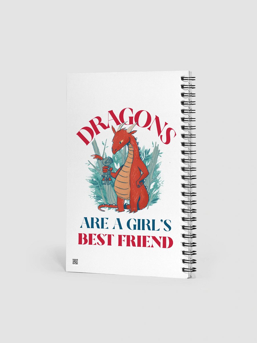 Dragons Are A Girl's Best Friend Dragon Girl Woman Friendship Notebook product image (2)