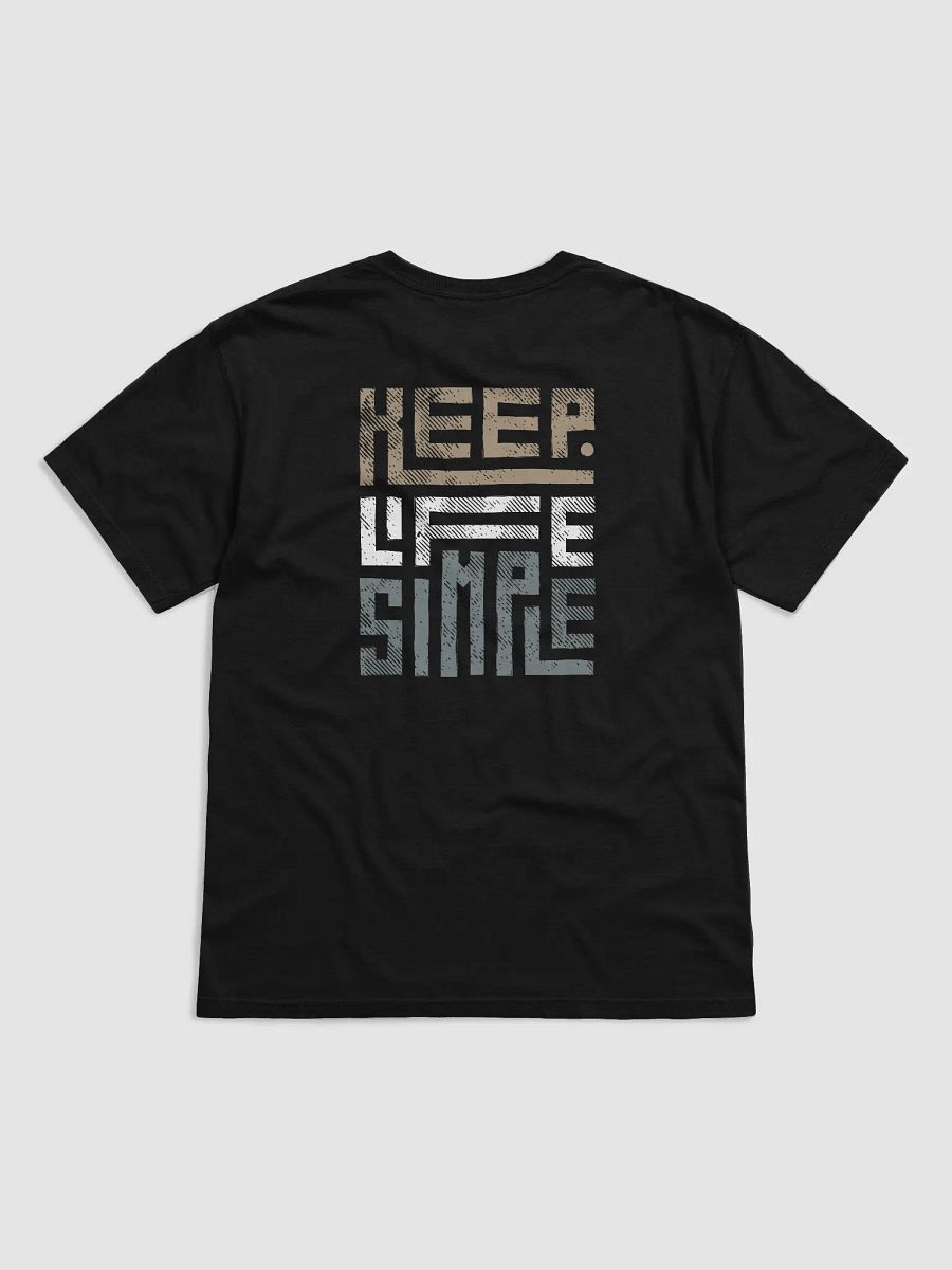 Keep Life Simple organic cotton t-shirt product image (7)