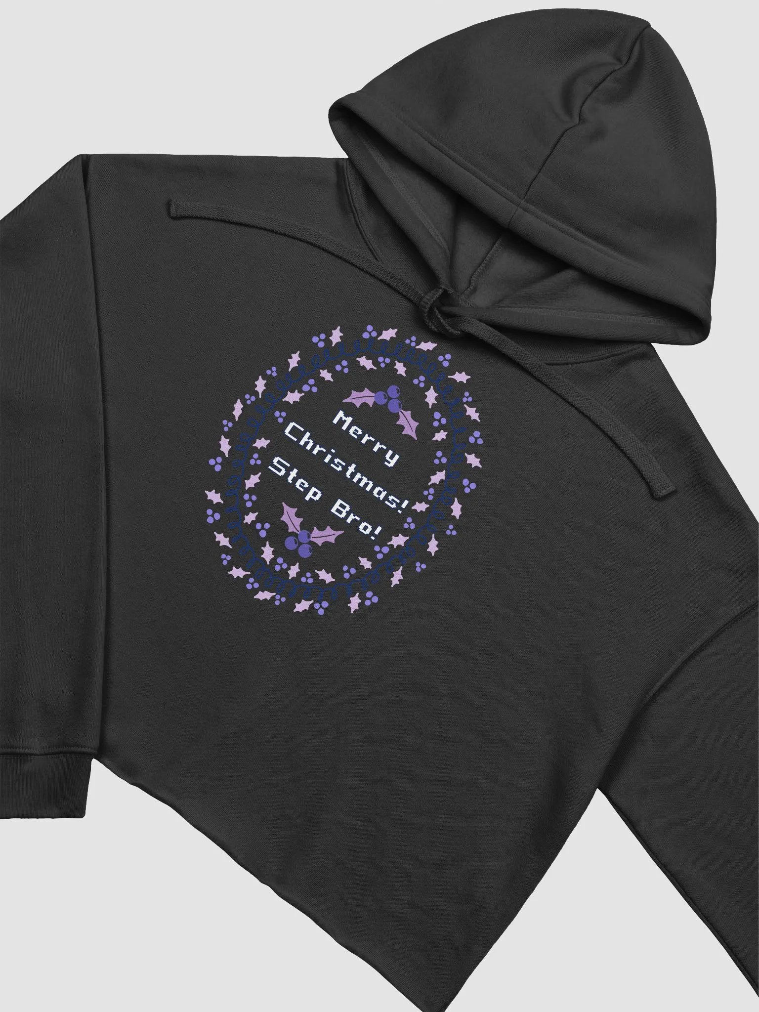 Step Bro Christmas Cropped Hoodie - Blue product image (18)