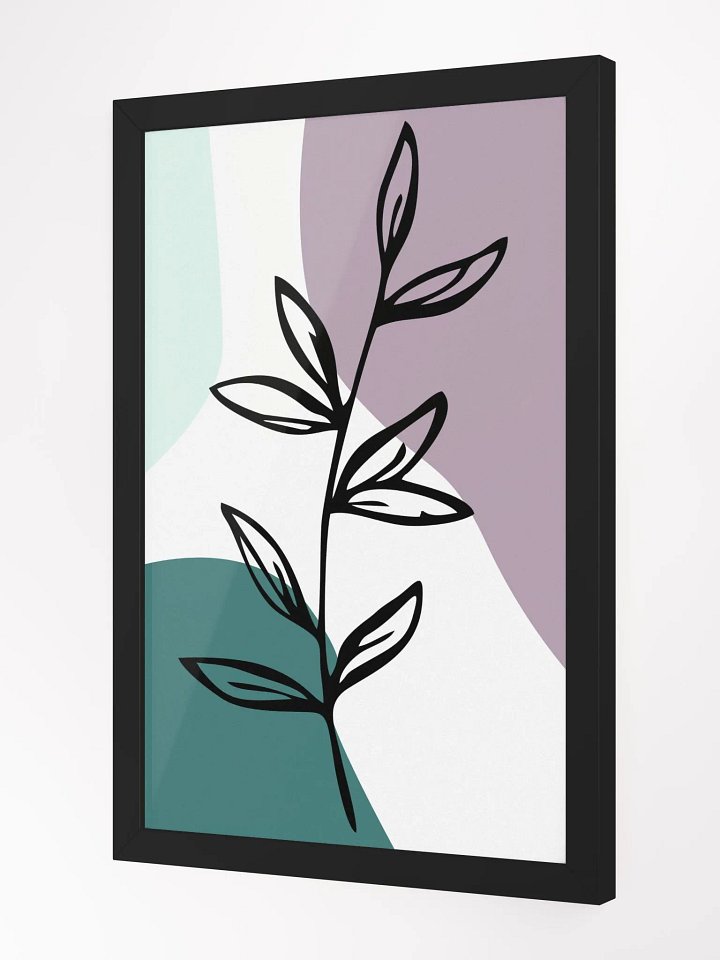 Pastel Branches Framed Matte Poster product image (9)