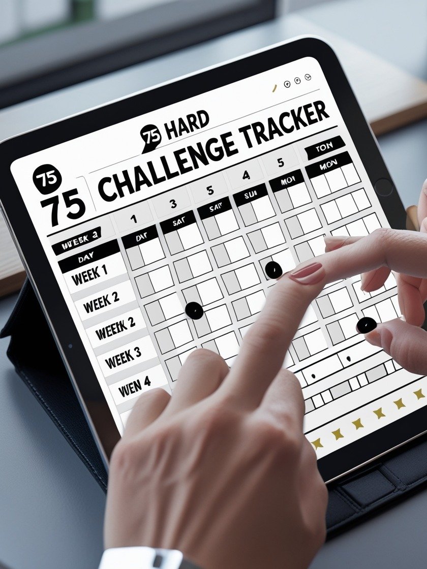 75 Hard Challenge Digital Tracker – Stay on Track & Crush Your Goals! product image (2)