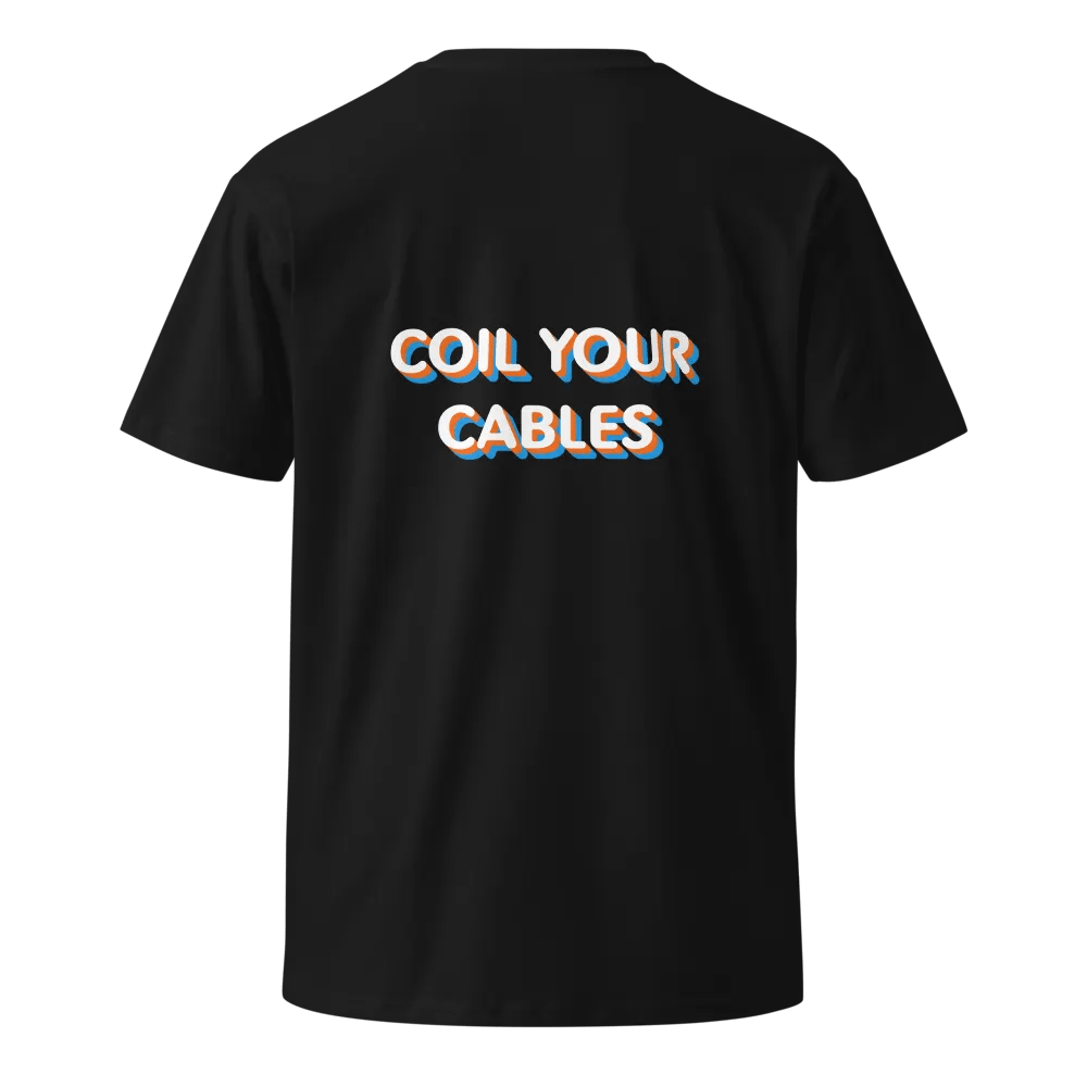 Coil Your Cables/Marble Guitar Pick T-Shirt product image (1)