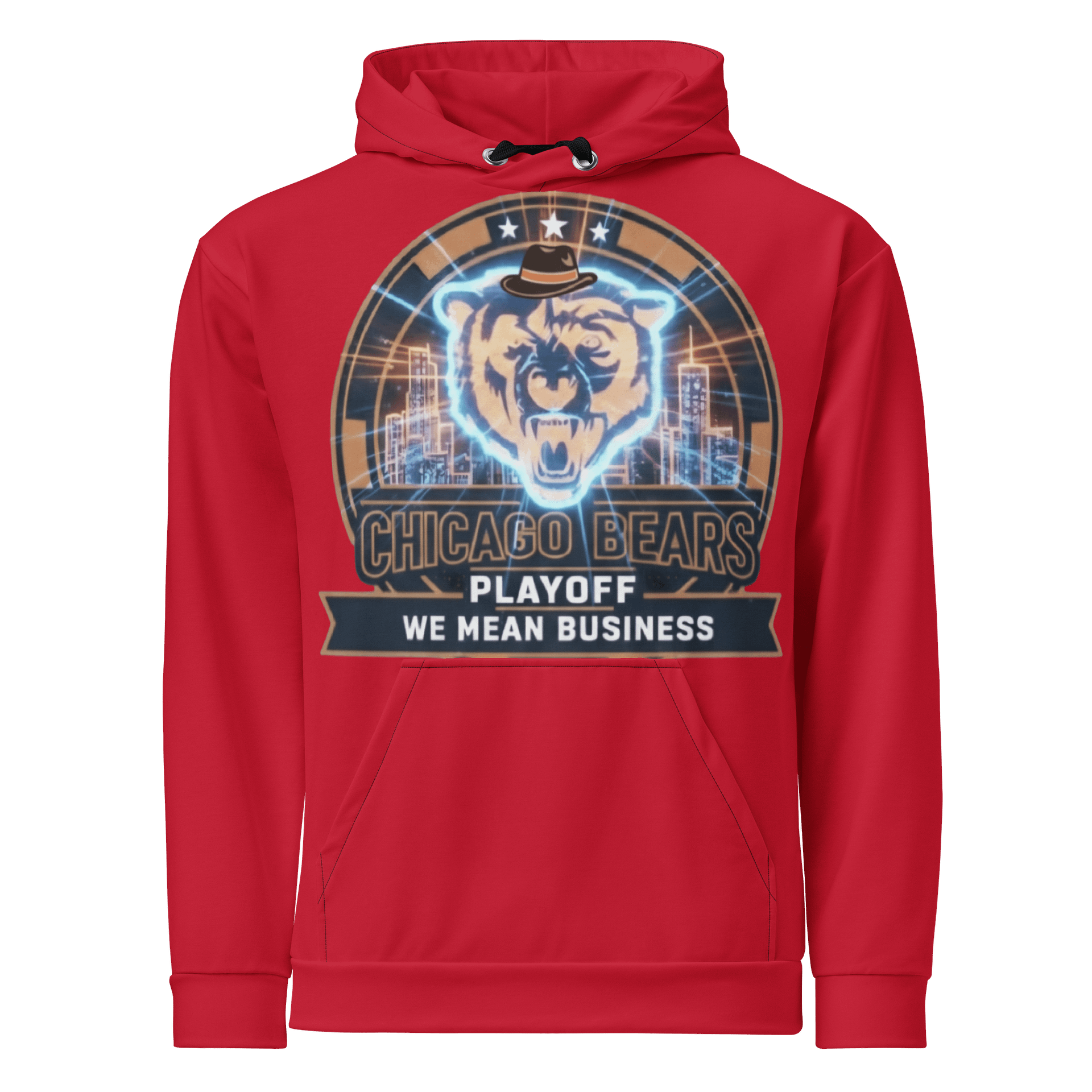 Limited Edition Chicago Bears Play Off Hoodies By DC4K Vibrant Apparel World product image (1)