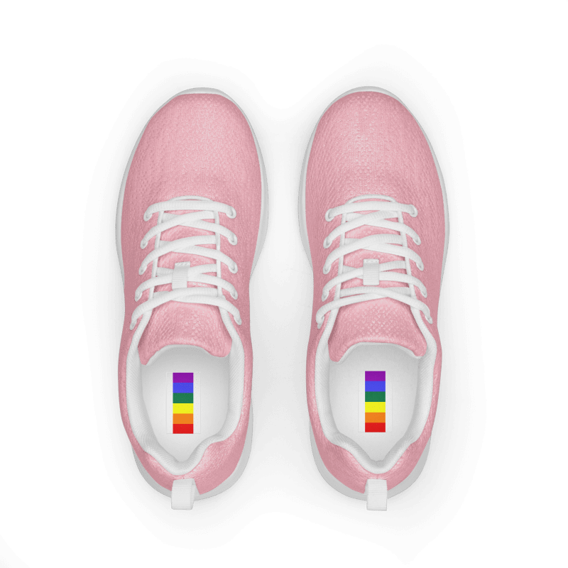 Men's Pink Athletic Shoes Lace-up Sneakers product image (6)
