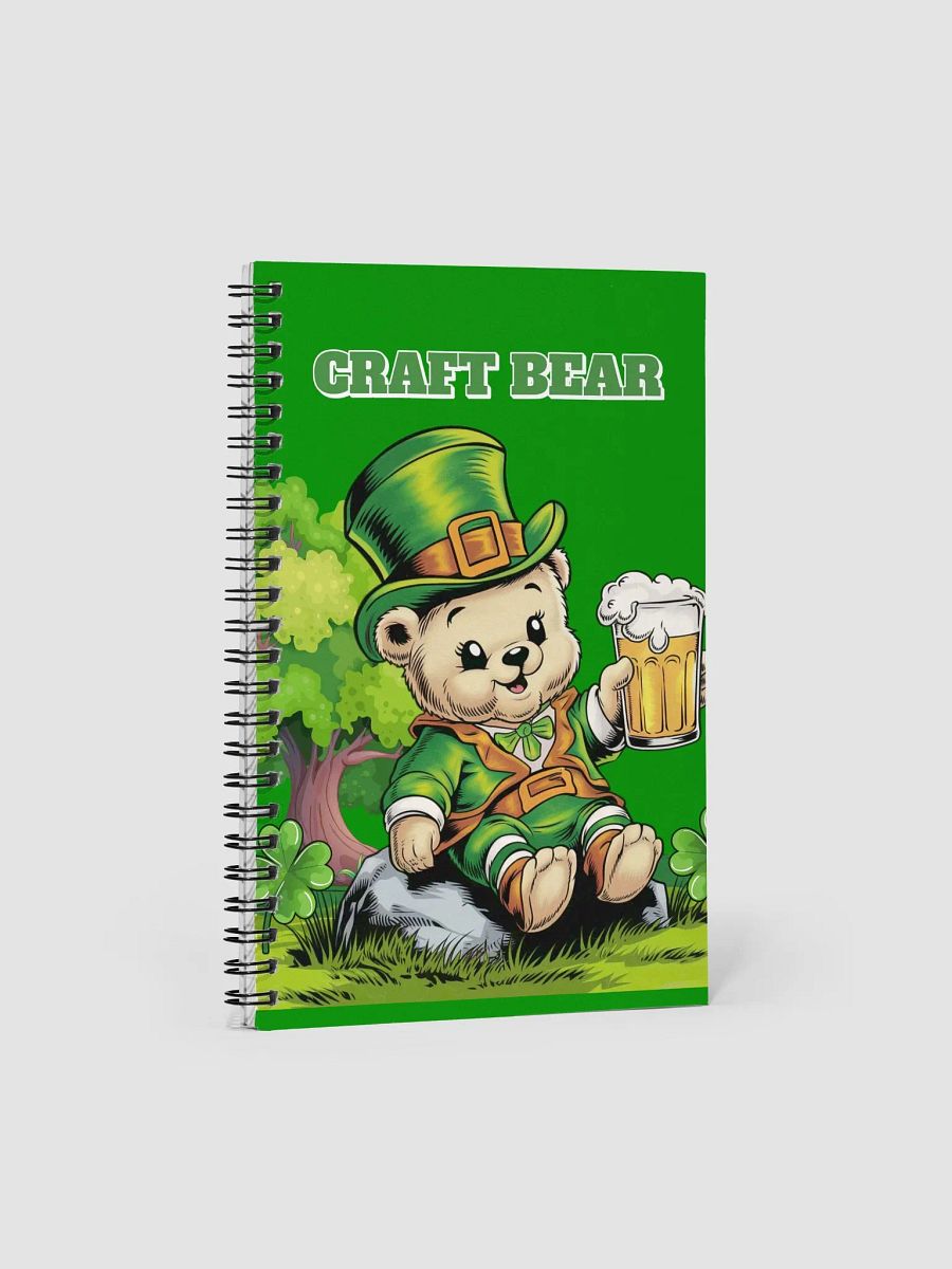 Craft Bear - St. Patrick's Day Spiral Notebook product image (3)