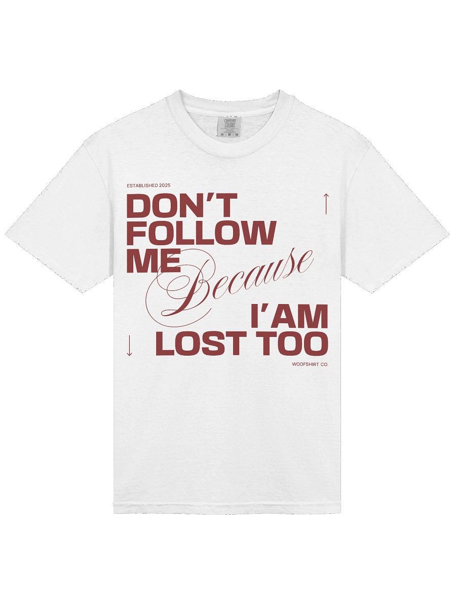 Don´t follow me | Comfort Colors Unisex T-Shirt product image (4)