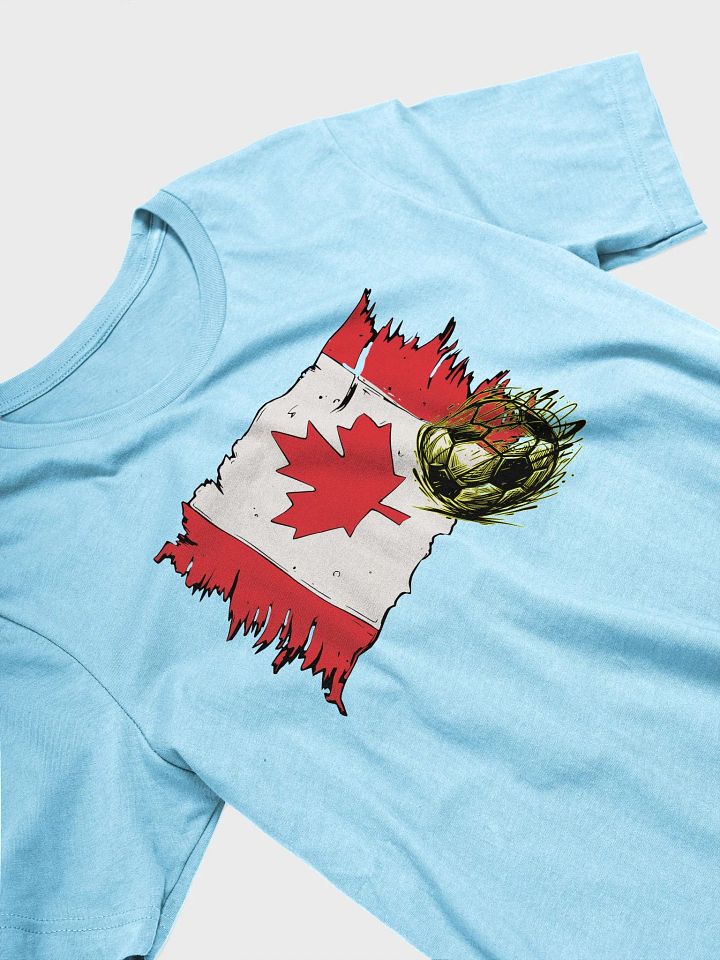 Canada Flag Soccer Football Iconic Comfort T-Shirt product image (2)