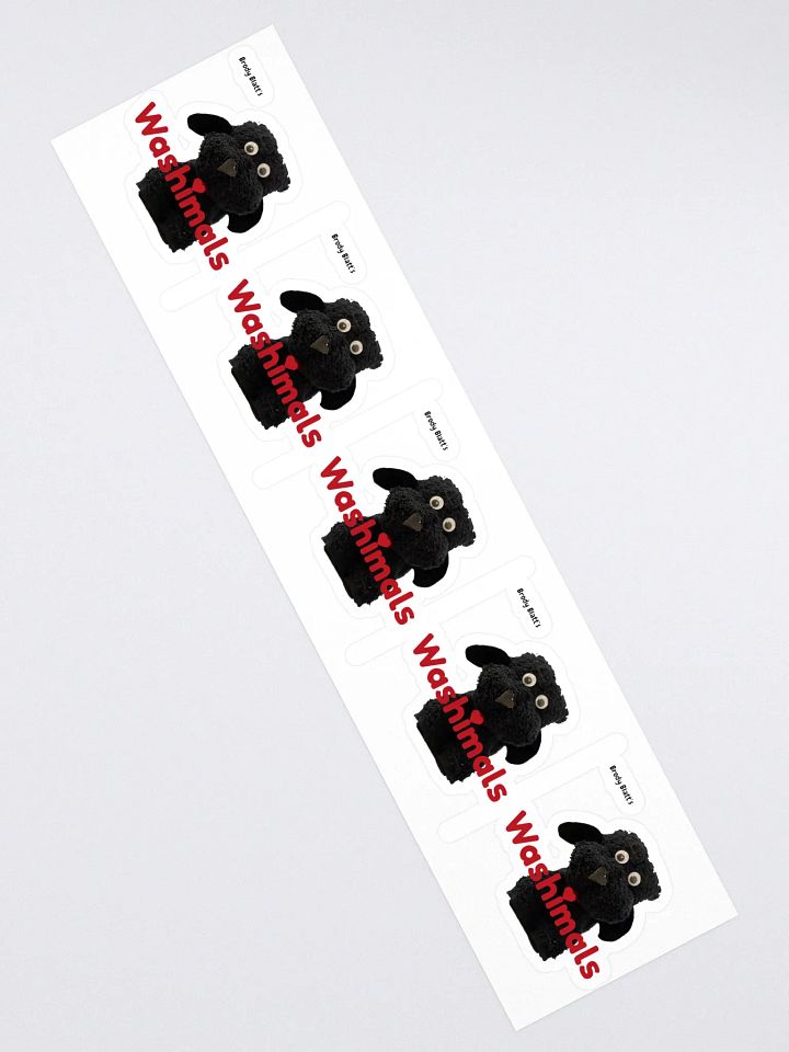 Washimals Kiss Cut Stickers (Set of 5) product image (2)