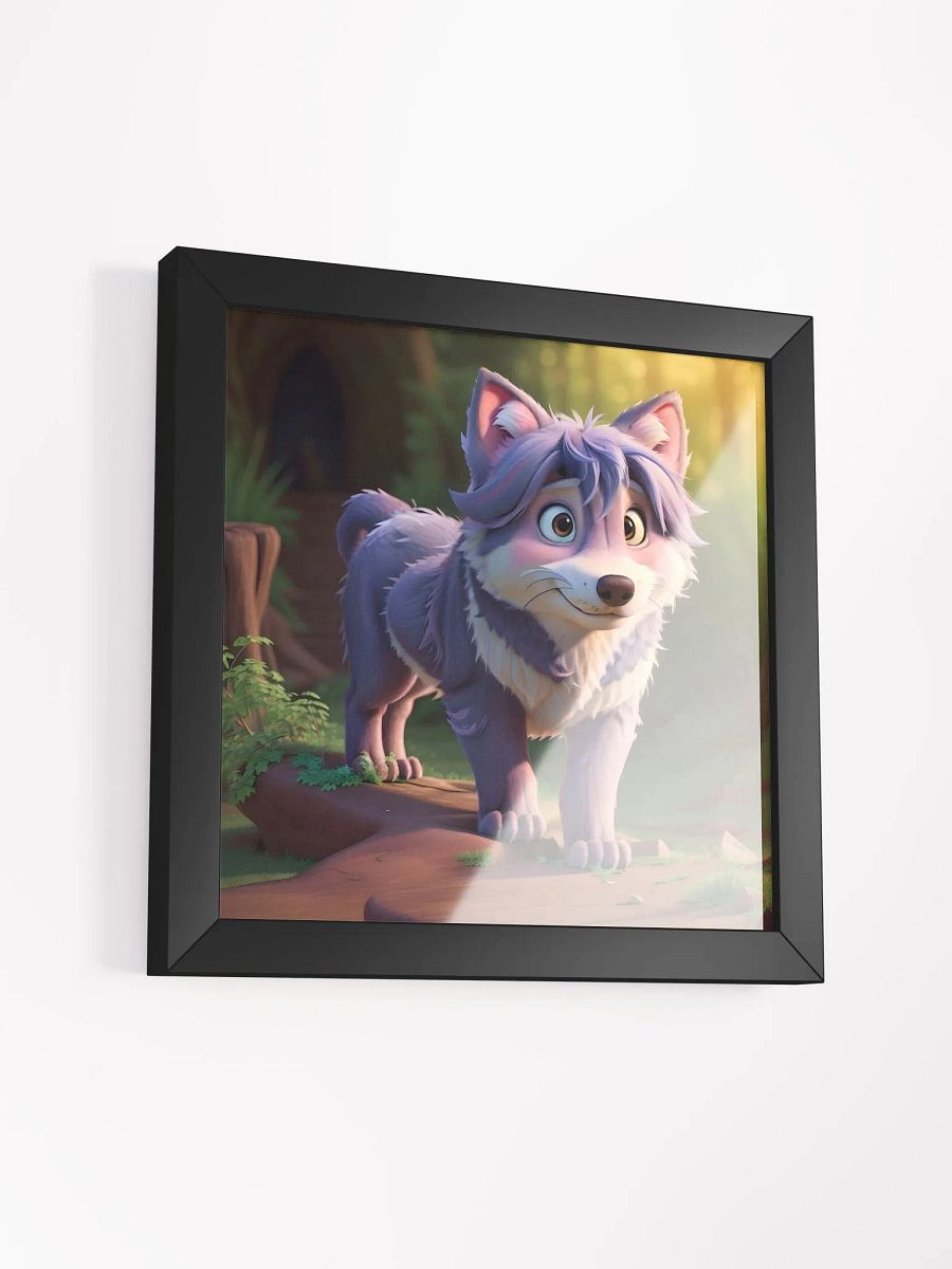 Endangered Species - Mexico - Mexican Wolf Eco-Friendly Ayous Wood Framed Poster product image (3)