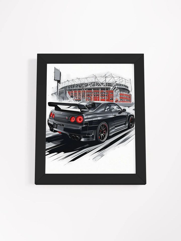 Sleek Speedster Stadium Drive Poster product image (2)
