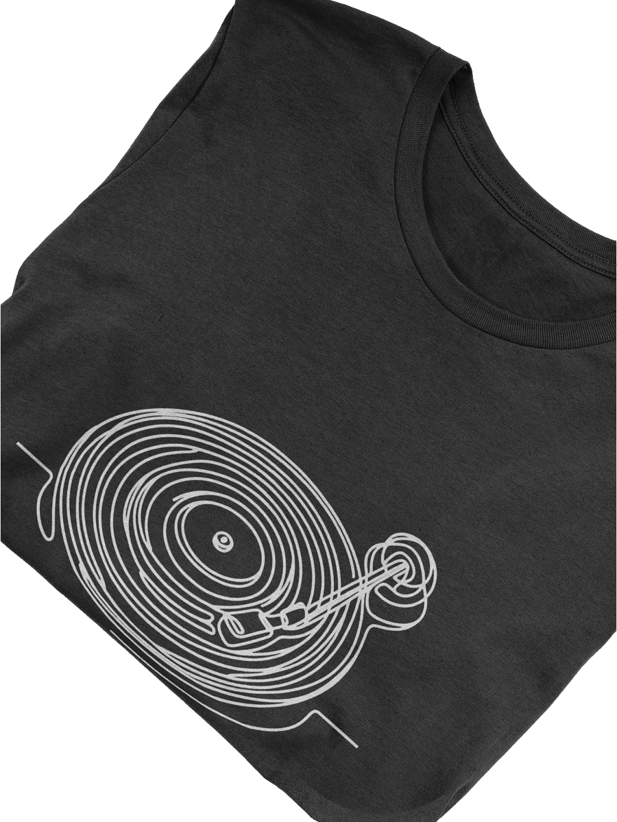 Vinyl Disc Line Art T-Shirt product image (5)