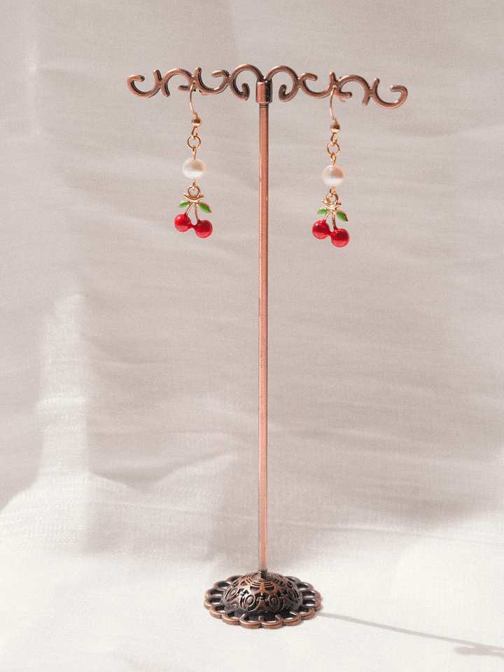Cherries - Pearl earrings 🍒 product image (2)