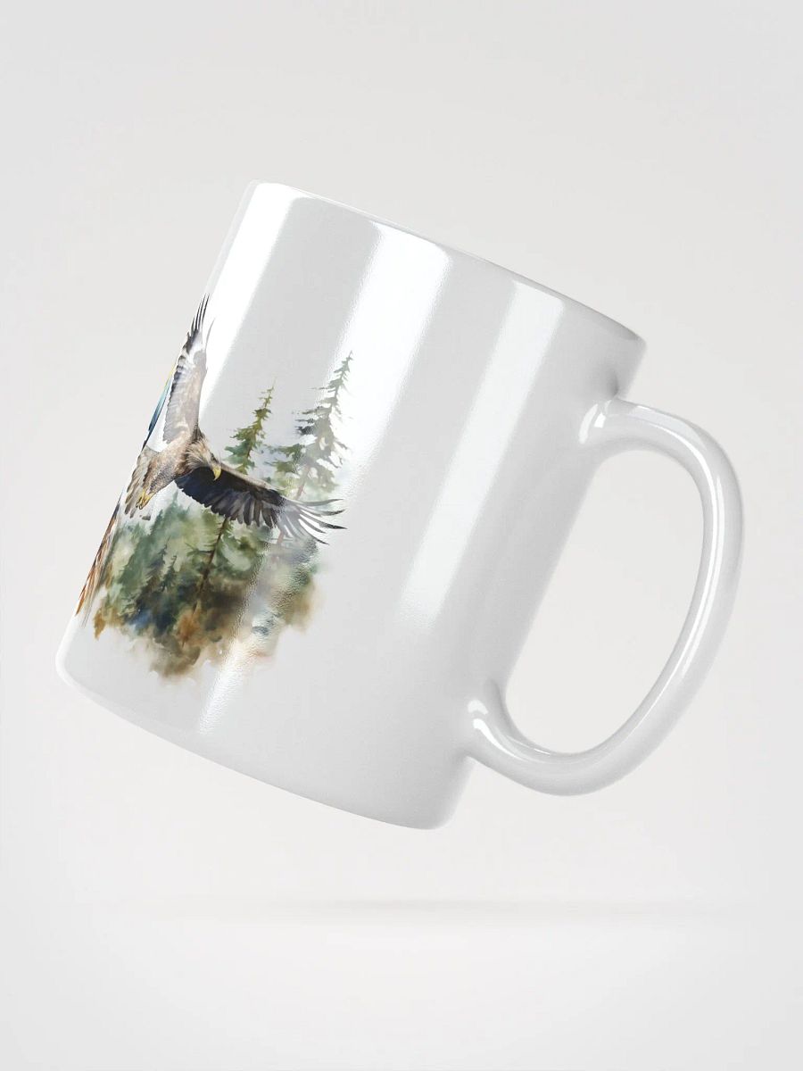 Eagle's Flight White Glossy Mug product image (4)