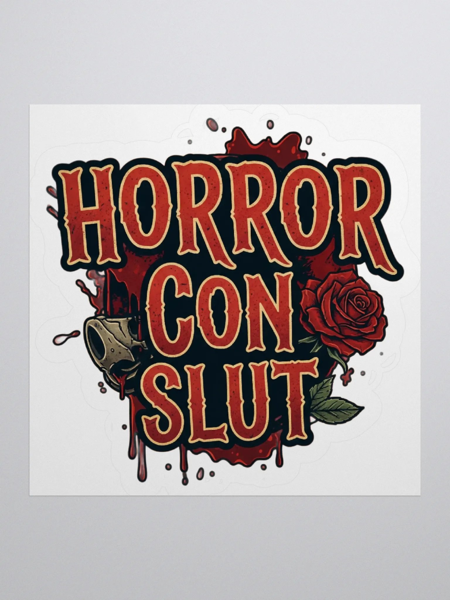 Horror Con Slut Sticker product image (2)