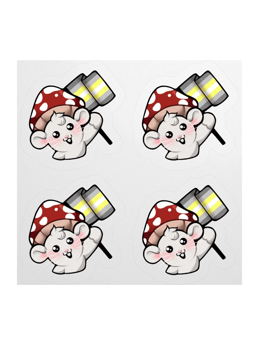 Demigender Pride Flag Stickers product image (1)