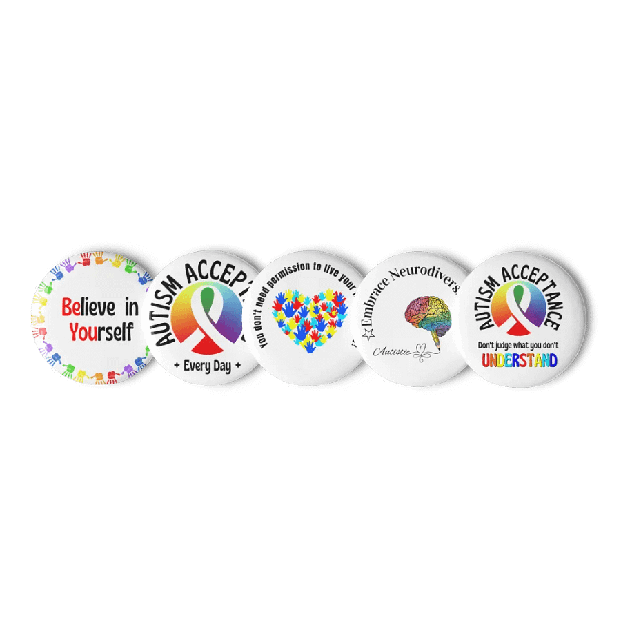 Autism Acceptance Pins product image (5)