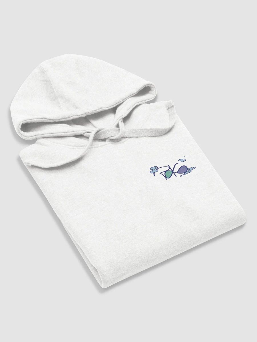 Hoodie blanc "Nuages bleus" product image (6)