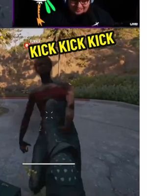 JUST KEEP KICKING JUST KEEP KICKING! #deadisland2 #kickingchallenge #Twitch #funnymoments #fyp @Djimon Davis 