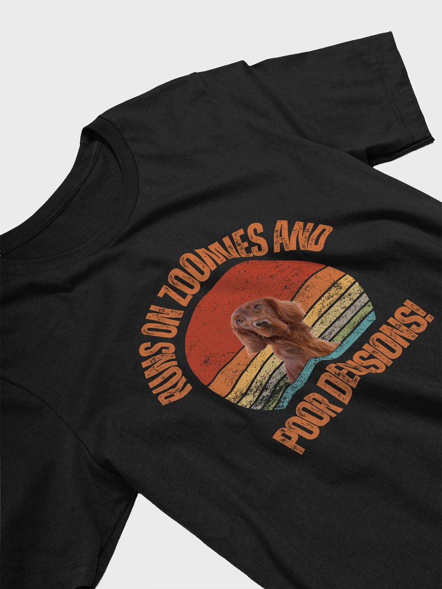 Zoomies & Poor Decisions Irish Setter T-Shirt product image (2)