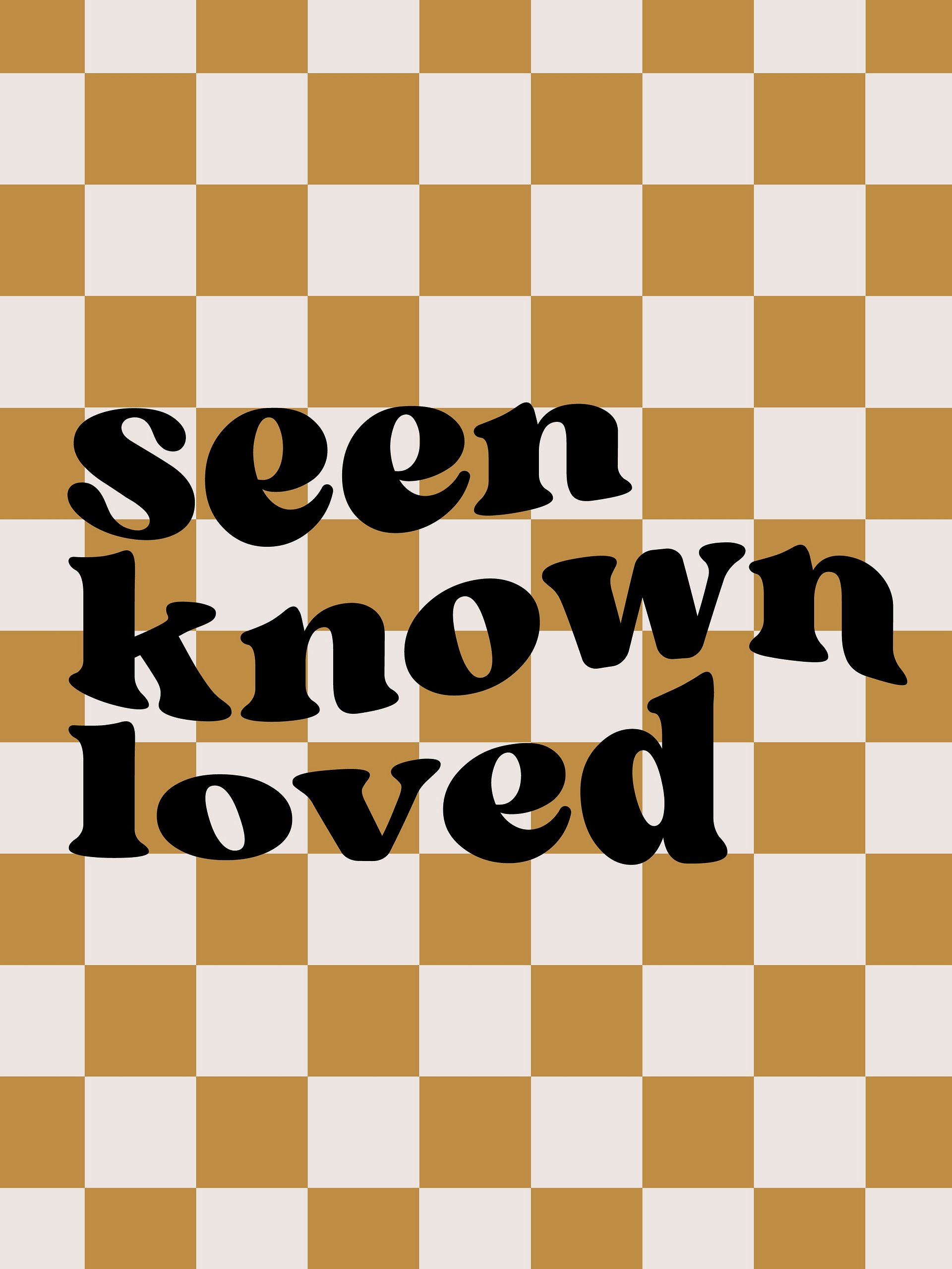 Downloadable Poster (Yellow Check) product image (1)