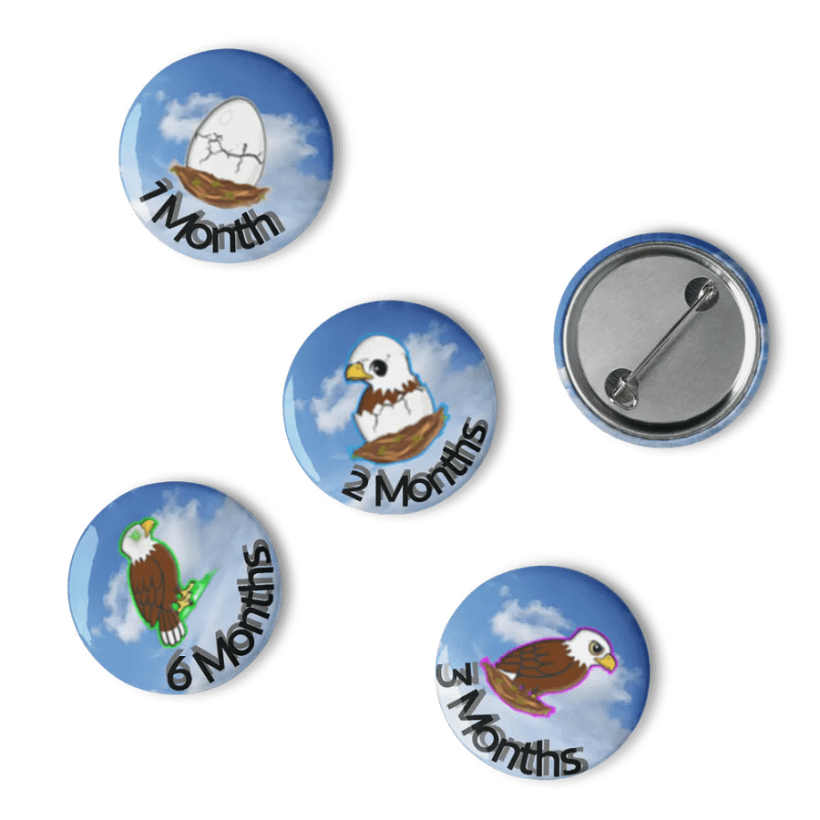 Subscriber Badge Pins (1-9 Months) product image (4)
