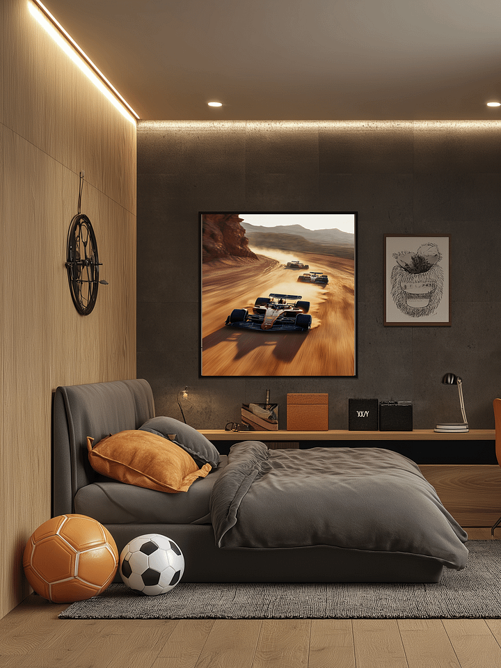 Arid Apex Framed Matte Wall Art Canvas product image (2)