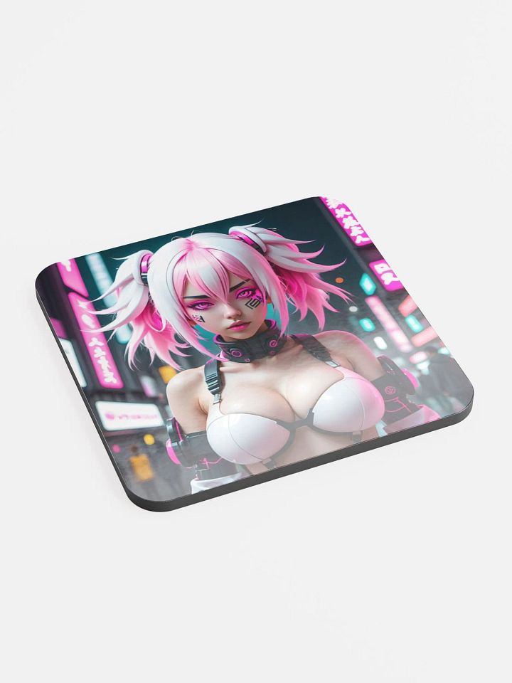 Cyberpunk Pink Coaster Set product image (2)