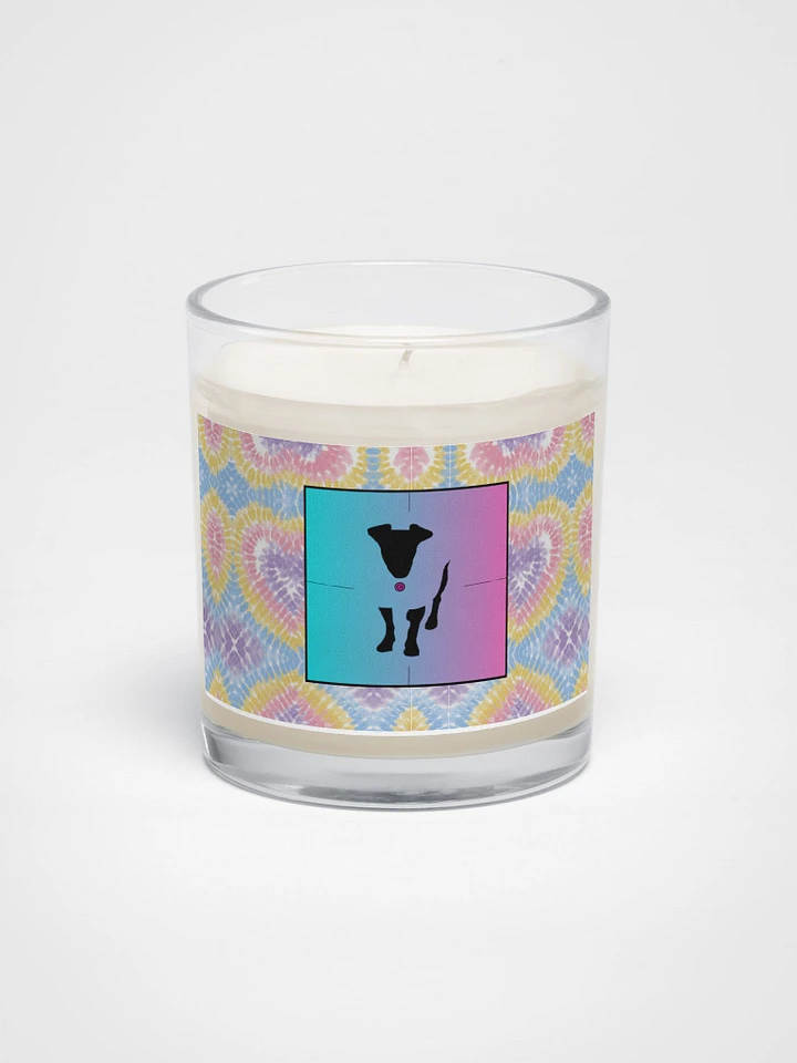 Soy Wax Candle In A Clear Glass Jar