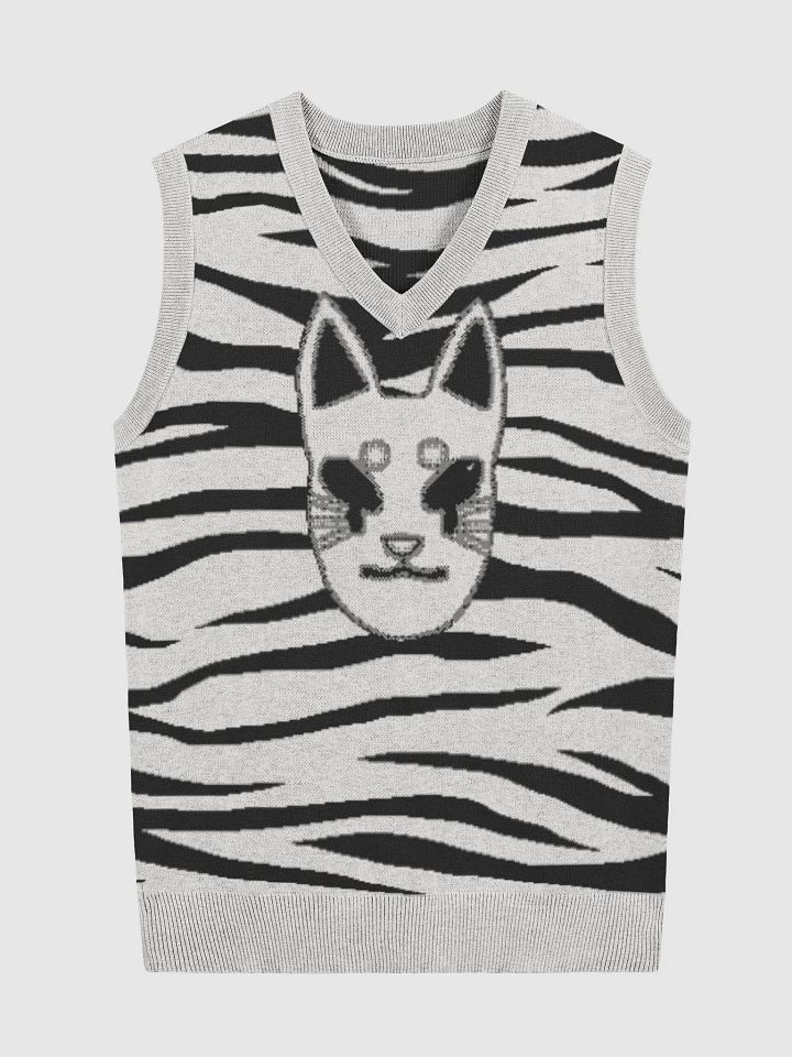 Kitsune knitted v-neck vest product image (4)