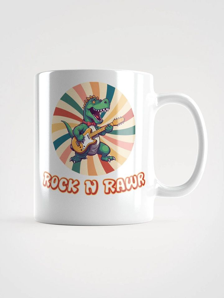 Rock n Rawr Dinosaur Kawaii Mug product image (1)