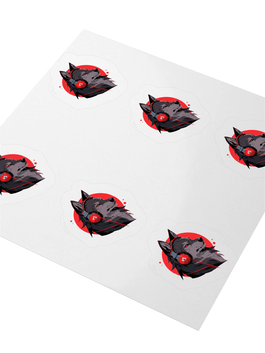 Wolf Beats Vinyl Stickers product image (7)