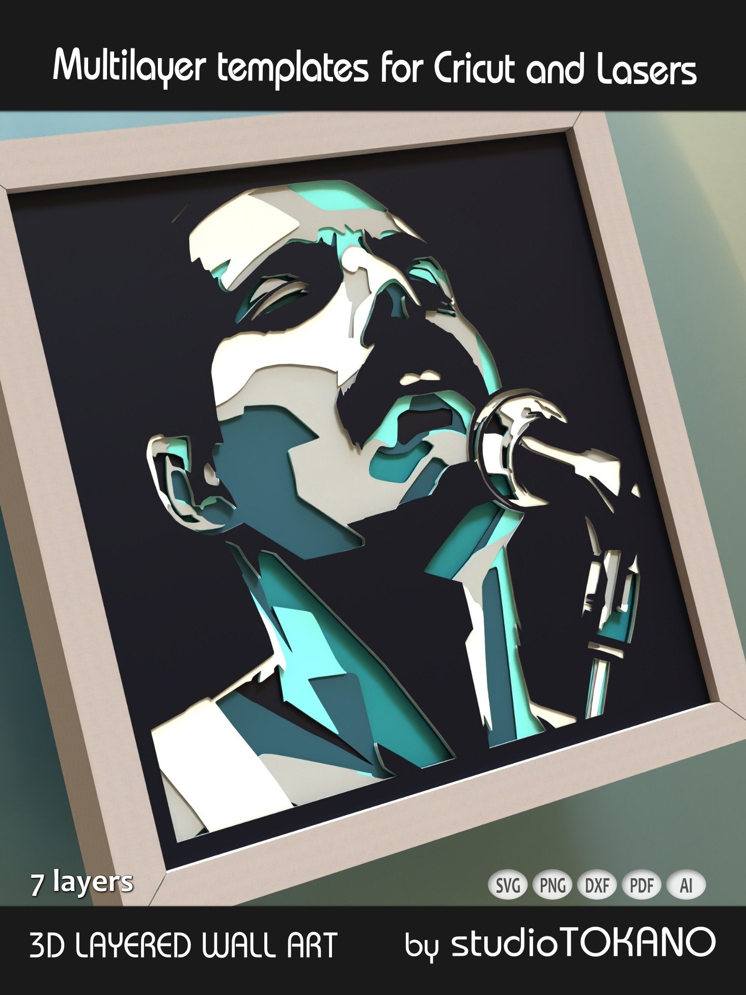 Freddie Multi layered Shadowbox product image (3)