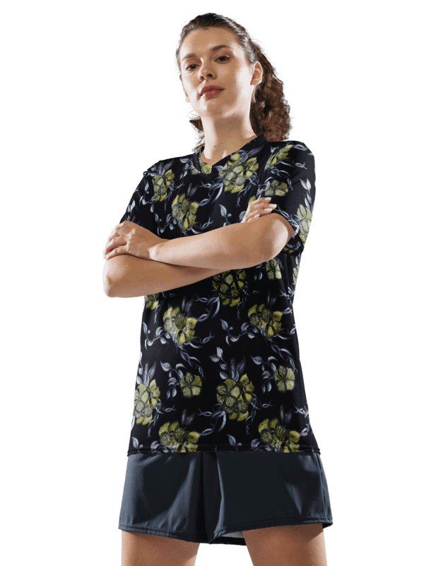 Gothic Flower | Recycled Unisex Sports Jersey product image (2)
