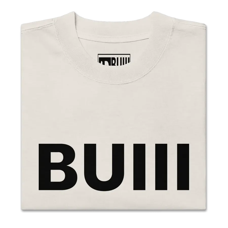 BUIII Originals Logo Premium Oversized T-shirt product image (6)
