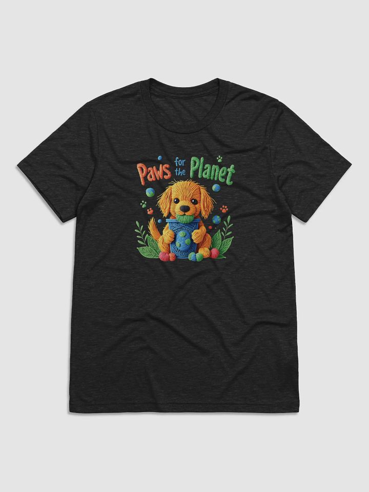 Paws for the Planet - Cute Eco-Friendly Dog Earth Day T-Shirt product image (2)