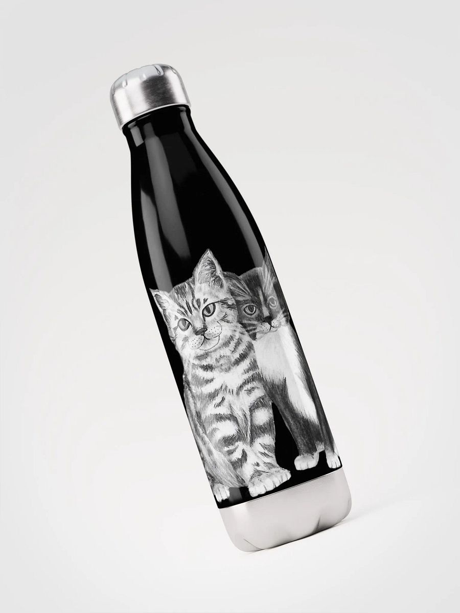 Kittens Drawing Water Bottle product image (6)