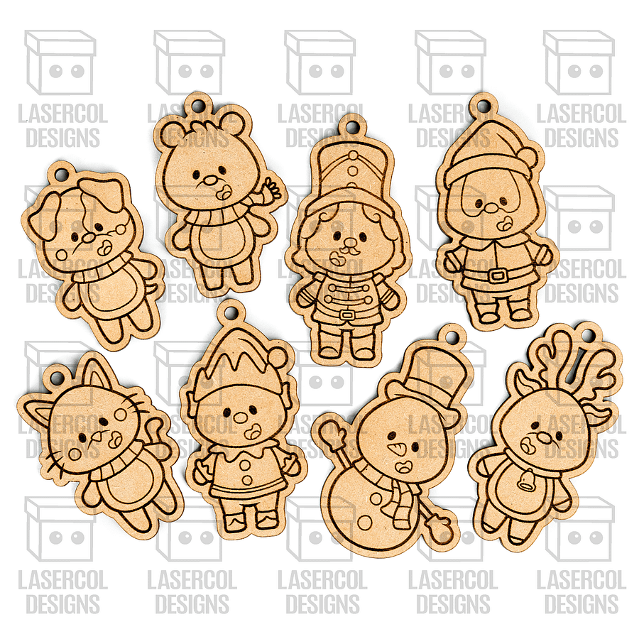 Christmas Ornaments - Laser Cut Files product image (2)