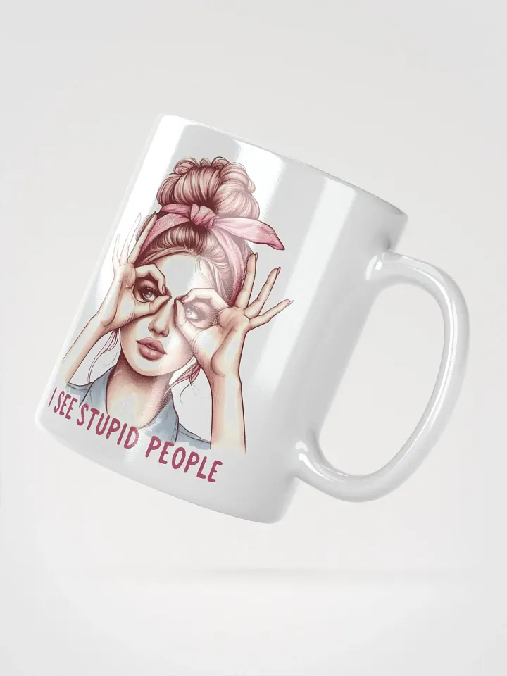 I See Stupid People Mug product image (2)