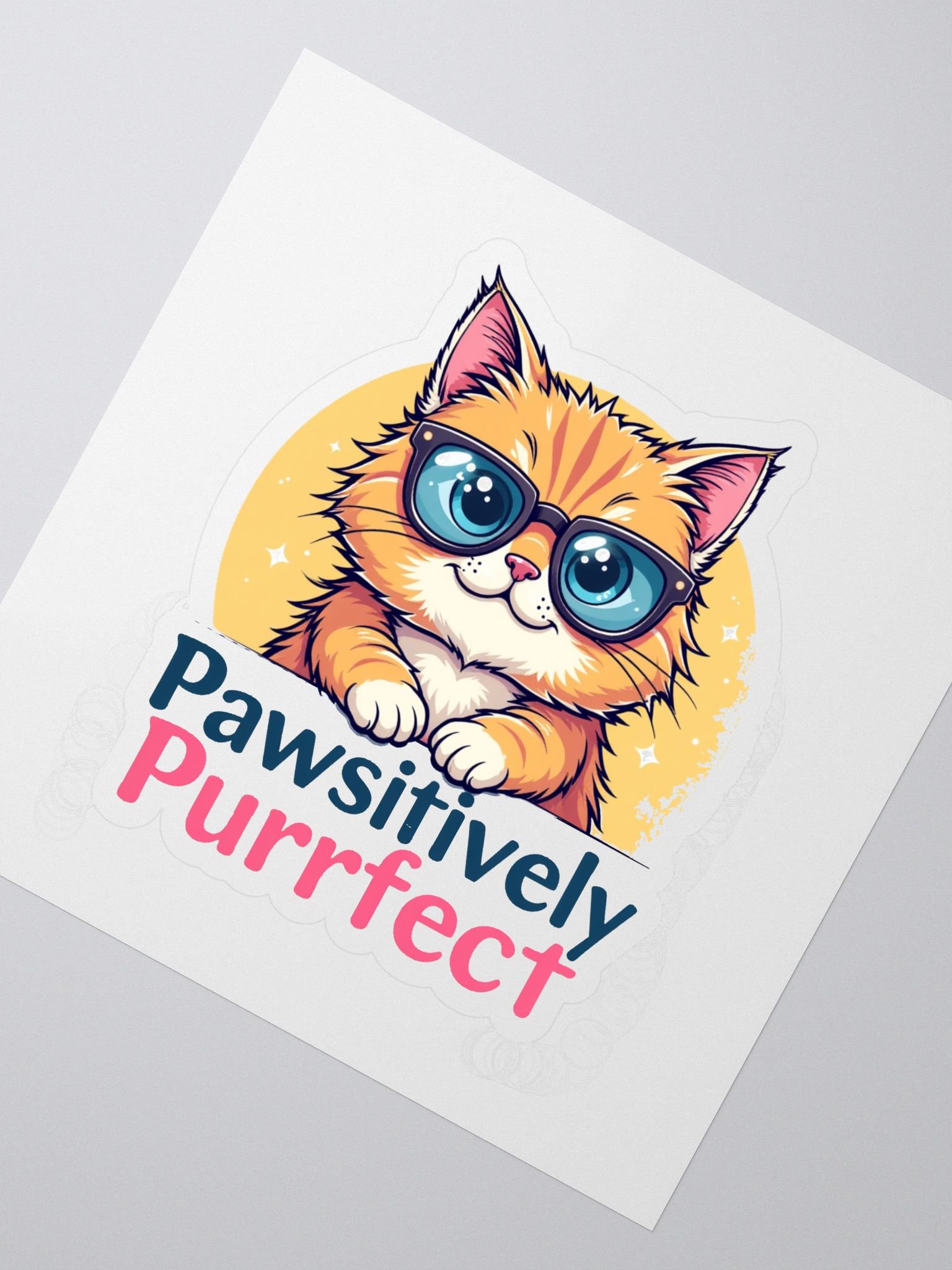 Pawsitively Purrfect Kitty Sticker Set product image (2)
