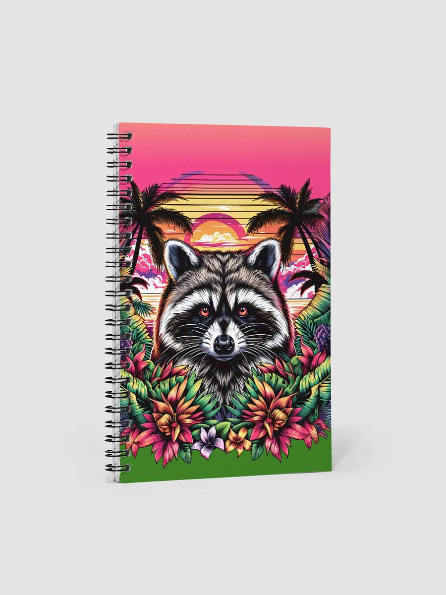 Tropical Racoon Notebook for Your Wild Side product image (5)