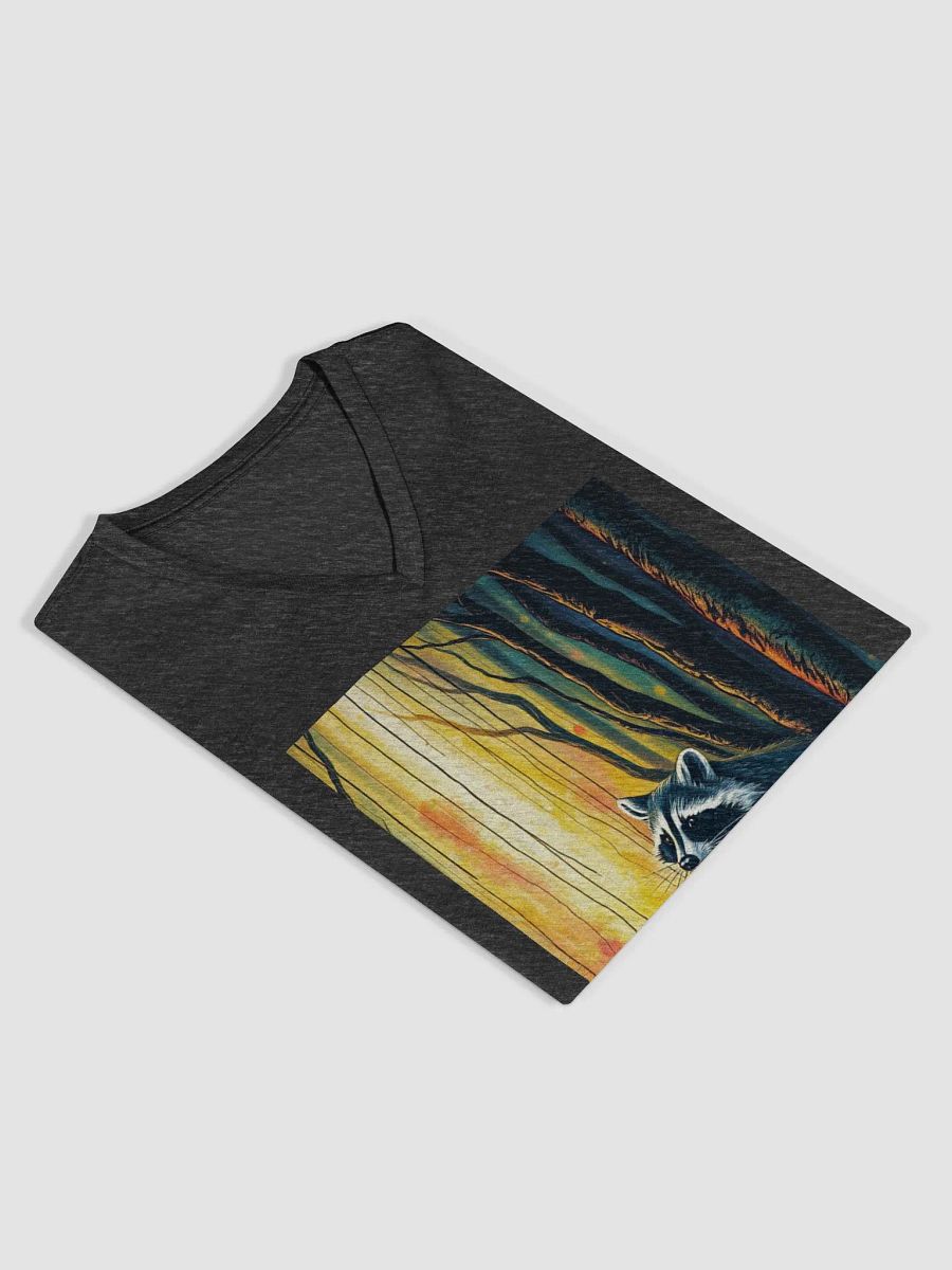I love raccoons! Comfort V-Neck Tee product image (4)