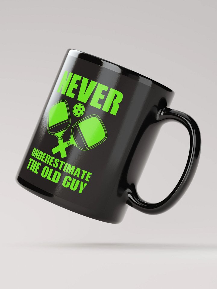 Black Mug (Never Underestimate the Old Guy) product image (4)