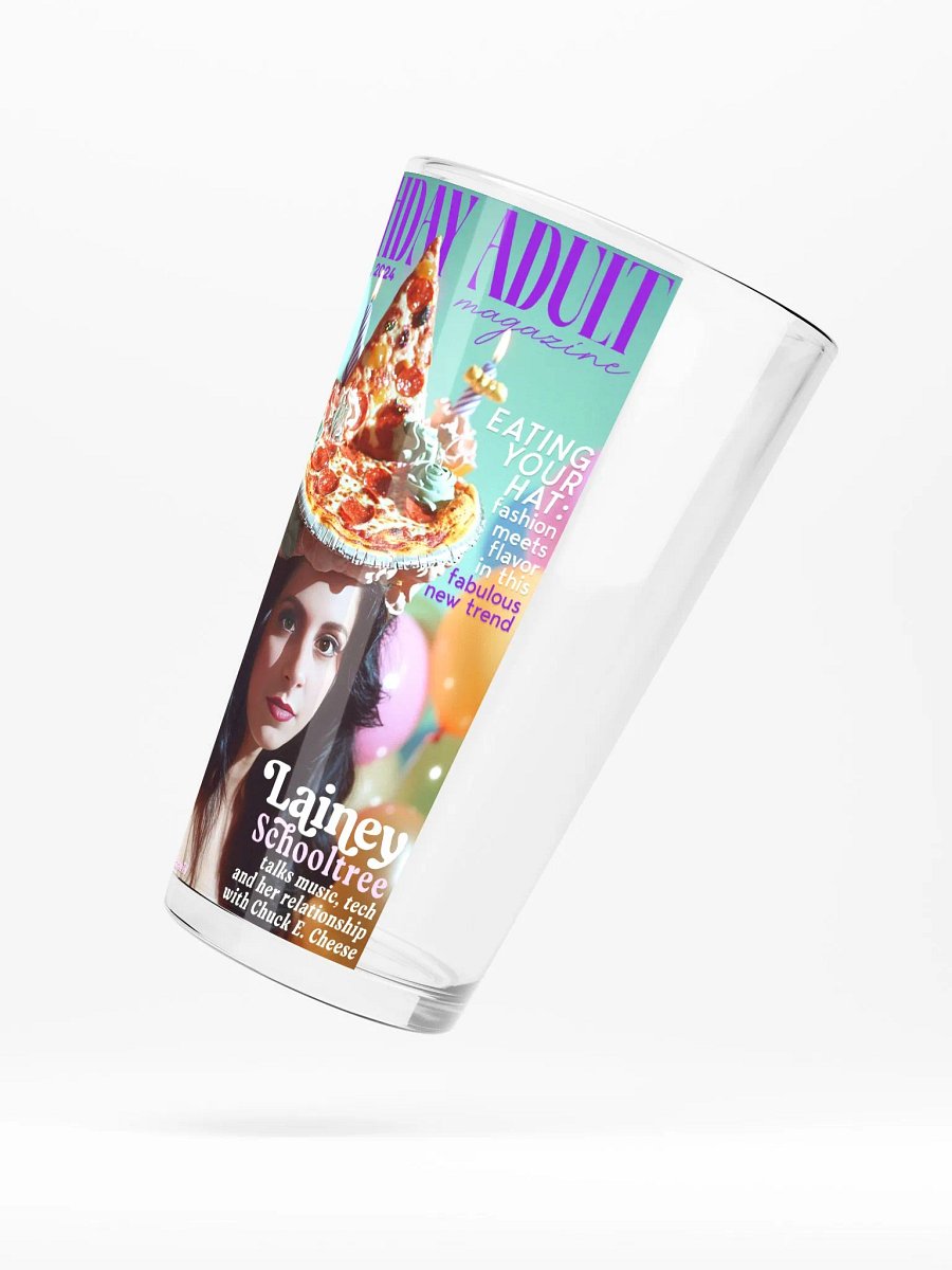Limited Edition BIRTHDAY ADULT MAGAZINE 2024 Pint Glass product image (5)