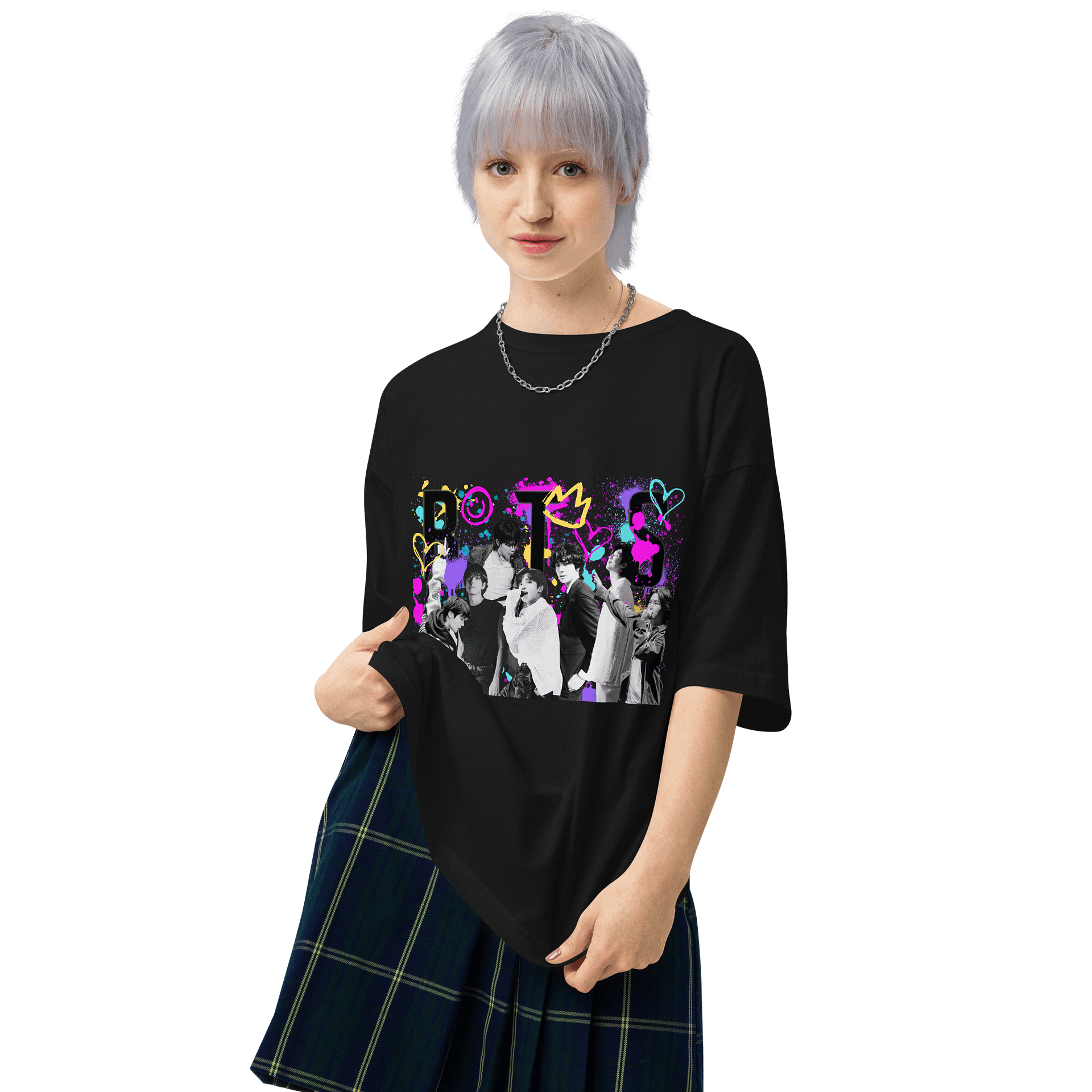 BTS Graffitti heavy weight T-Shirt product image (29)