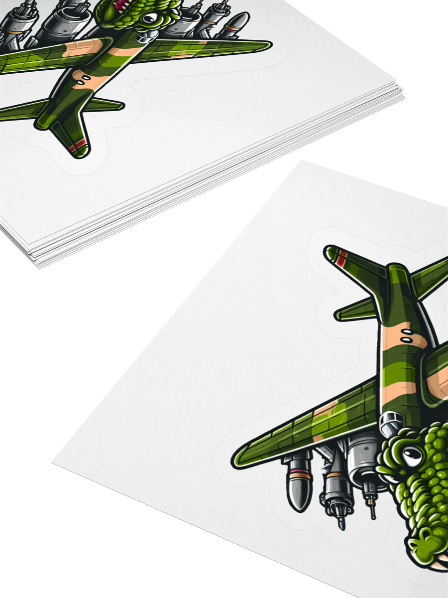 Bombardiro cartoon style Sticker product image (11)
