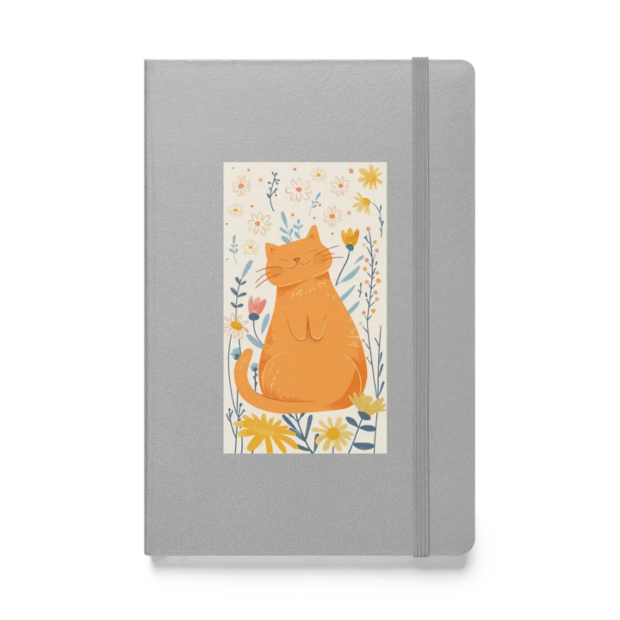 Smiling Cat Hardcover Journal product image (1)