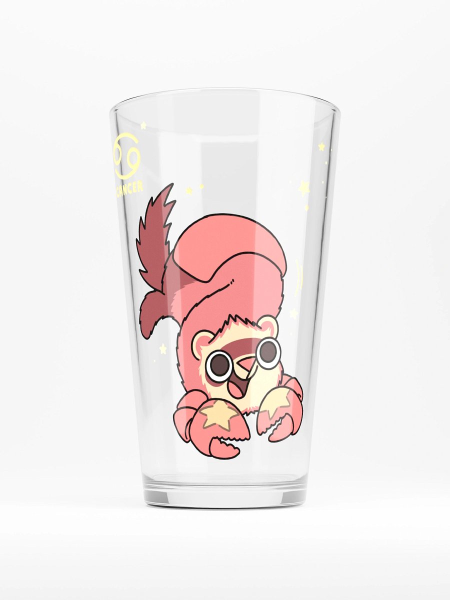 Cancer | Ferret Star Signs | Pint Glass product image (1)
