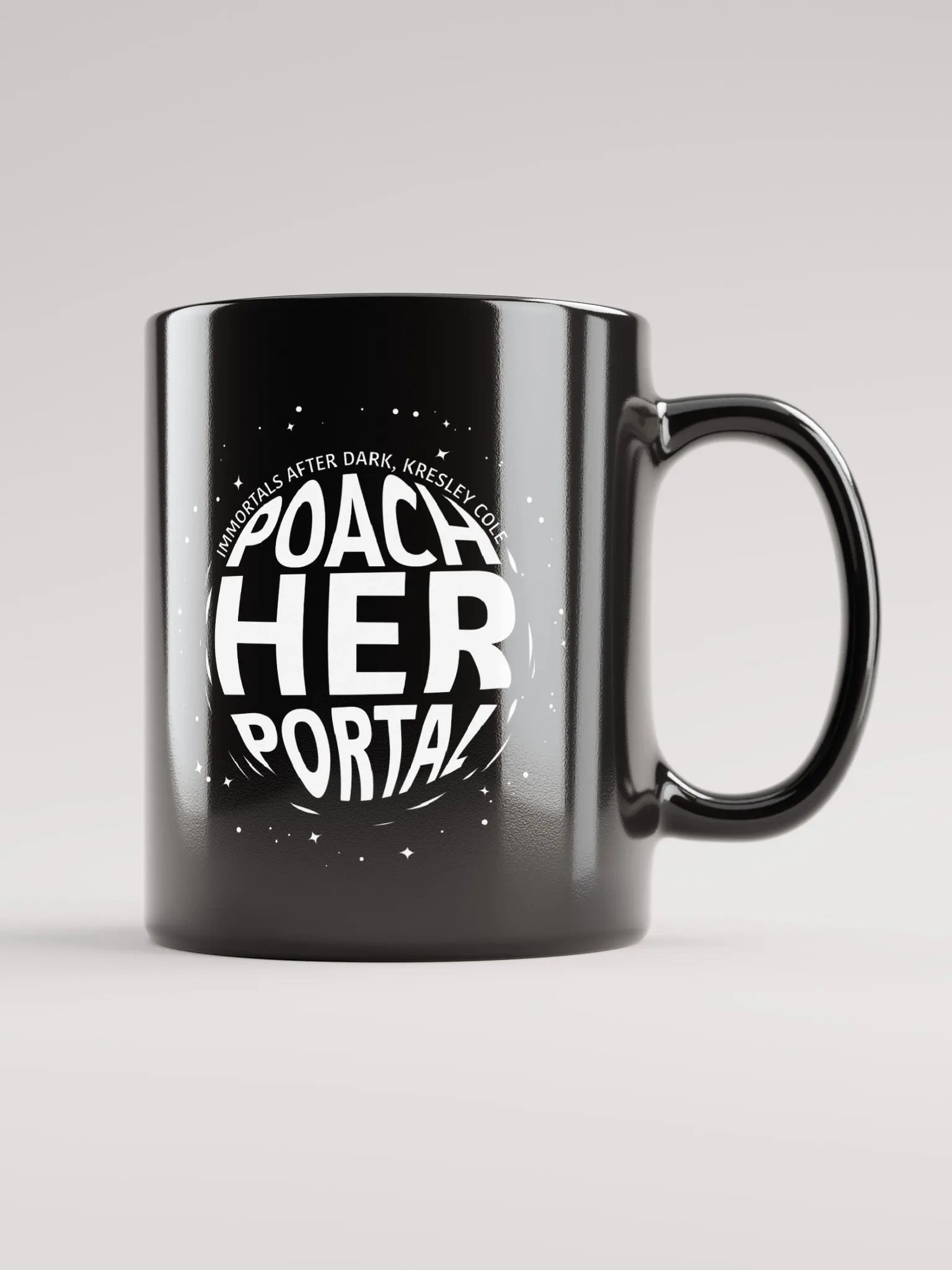 Poach Her Portal Black Mug product image (2)
