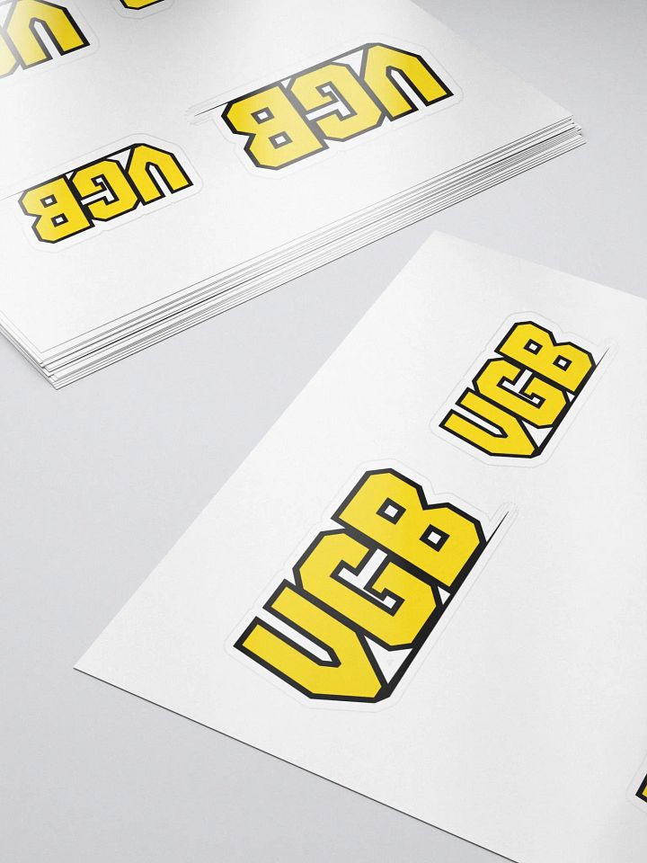 VGB Stickers (2 Size - 4 Pack) product image (1)