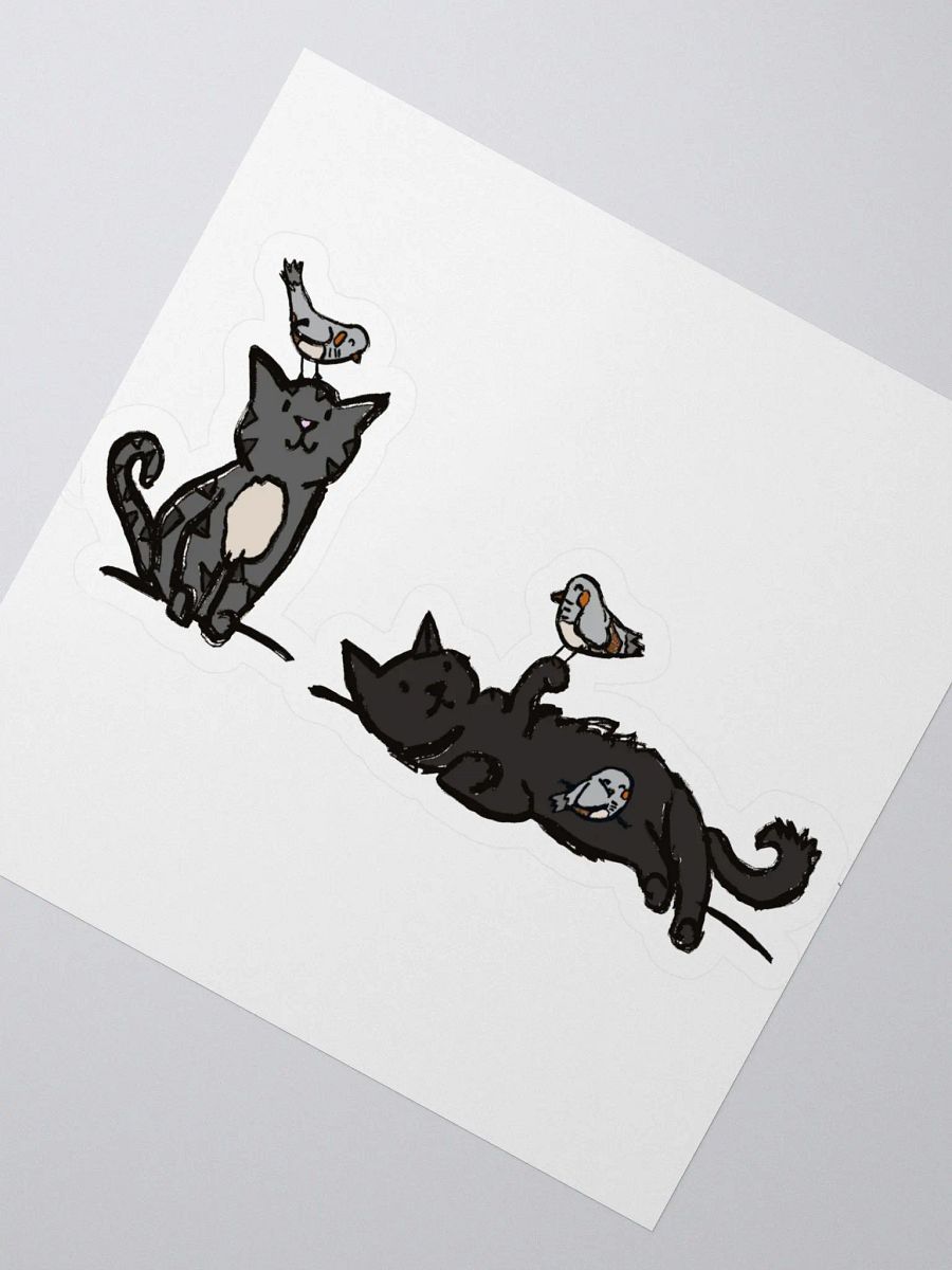 Birb Friends // Kiss Cut Sticker product image (4)